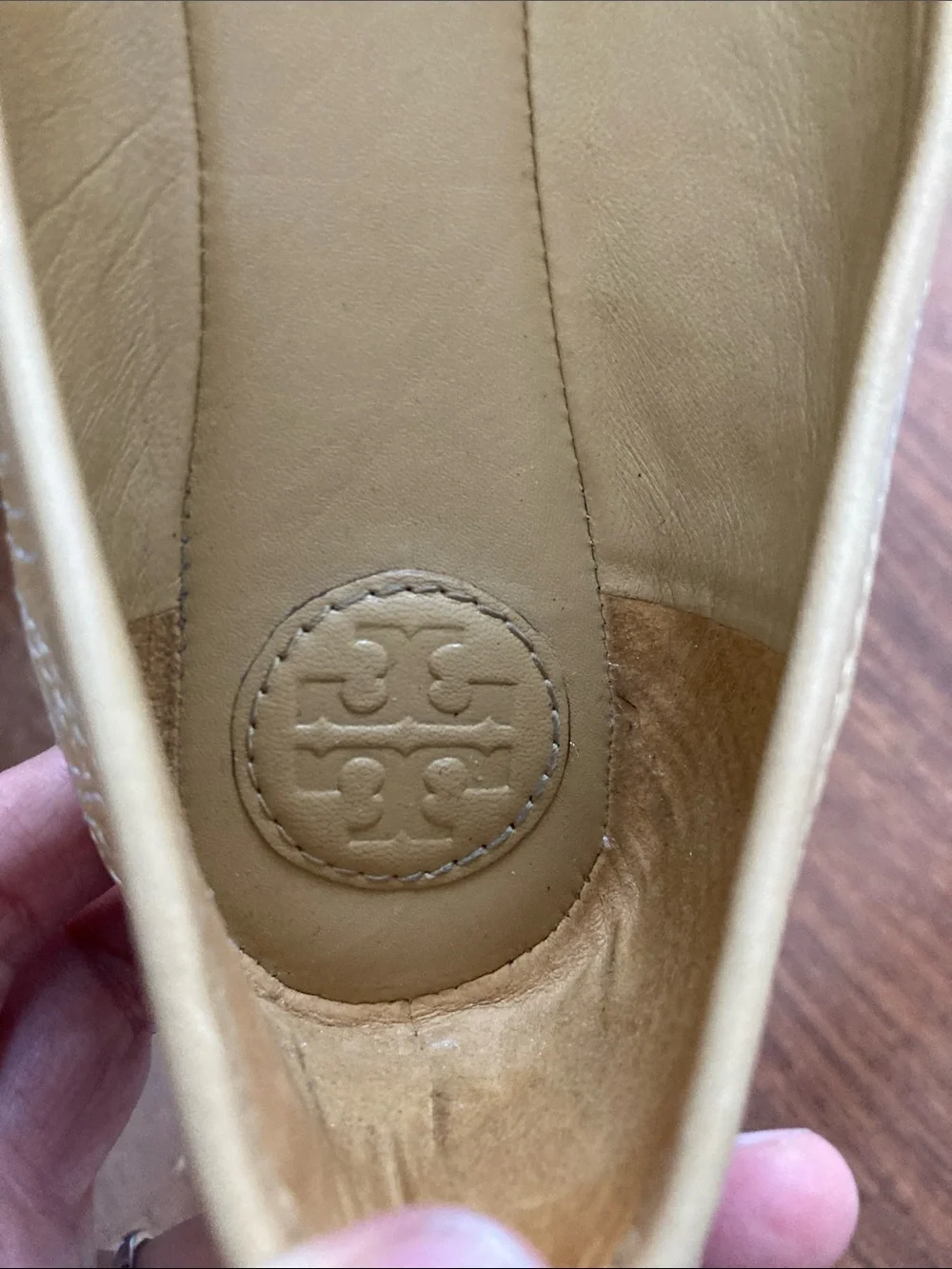 Tory Burch Cream Flats Sz 8.5